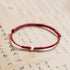 Square Bead / Dark Red(Wrist Circumference 14-18cm)