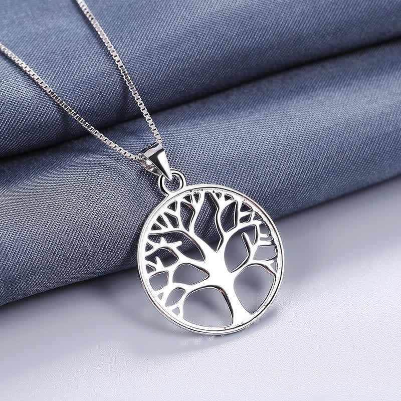 KarmaRipple's The Tree of Life 925 Sterling Silver Creation Pendant Necklace p7