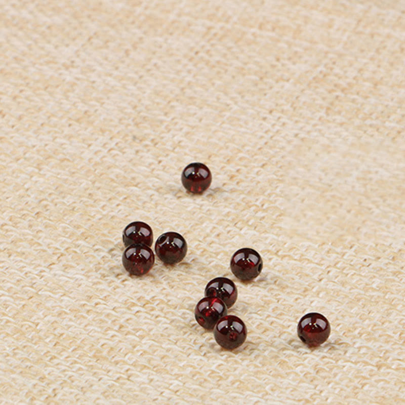 KarmaRipple's Authentic Garnet Strawberry Quartz Calm Bracelet p12