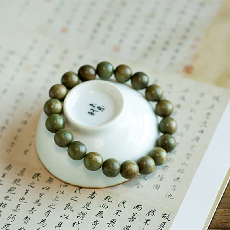 KarmaRipple's Tibetan Green Sandalwood Soothing Cure Bracelet p17