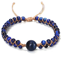 KarmaRipple's Divine Blue Tiger Eye Stone Protection Bracelet