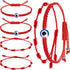 4Pcs Evil Eye&Seven Knot Red String(Wrist Circumference 15-20cm)