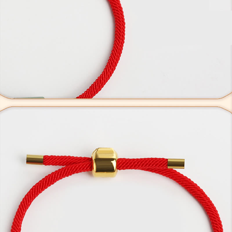 KarmaRipple's Tibet Handmade Green Aventurine Red Stone Malachite Fortune Protection Woven Rope Bracelet p10