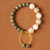 KarmaRipple's Authentic Green Sandalwood Bodhi Seed Cat Paw Claw Cure Bracelet