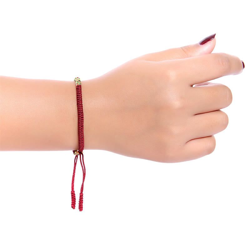 KarmaRipple's Tibetan Handmade Multicolor King Kong Weave Fortune Strength Woven Bracelet p9