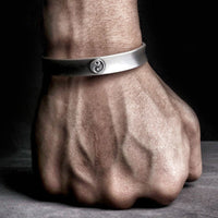 KarmaRipple's 999 Sterling Silver Yin Yang Auspicious Clouds Balance Balance Bracelet