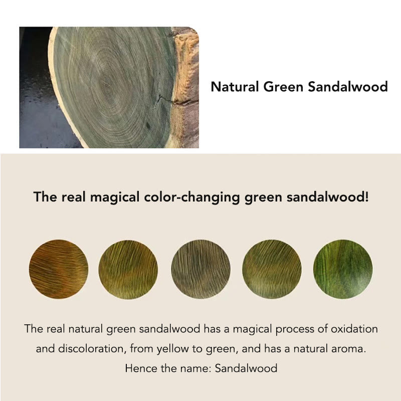 KarmaRipple's Green Sandalwood Boxwood Lotus Soothing Bracelet p4