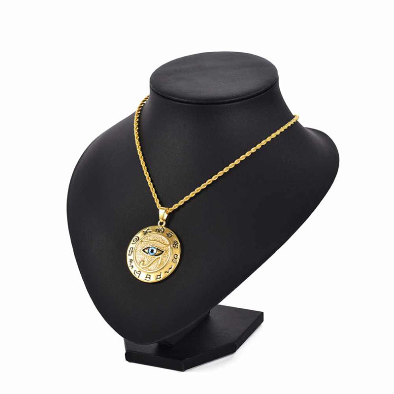 KarmaRipple's Eye of Horus Protection Pendant Necklace p7