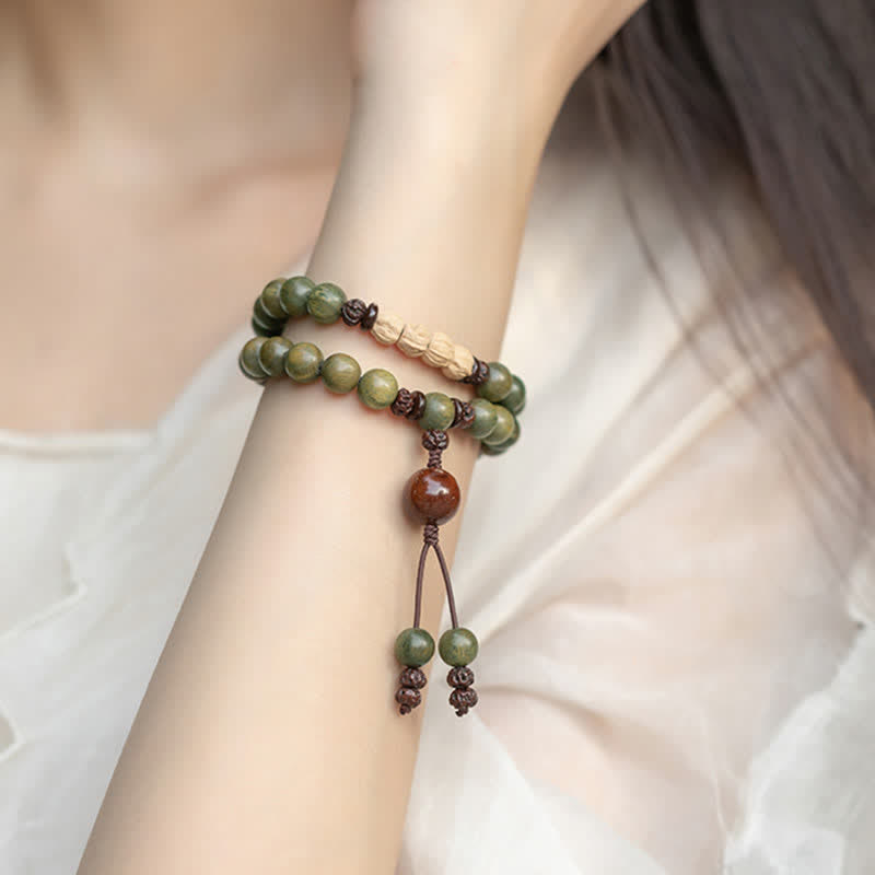 KarmaRipple's Green Sandalwood Positive Peace Bracelet p6