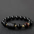 12mm / Black Obsidian&Red Tiger Eye