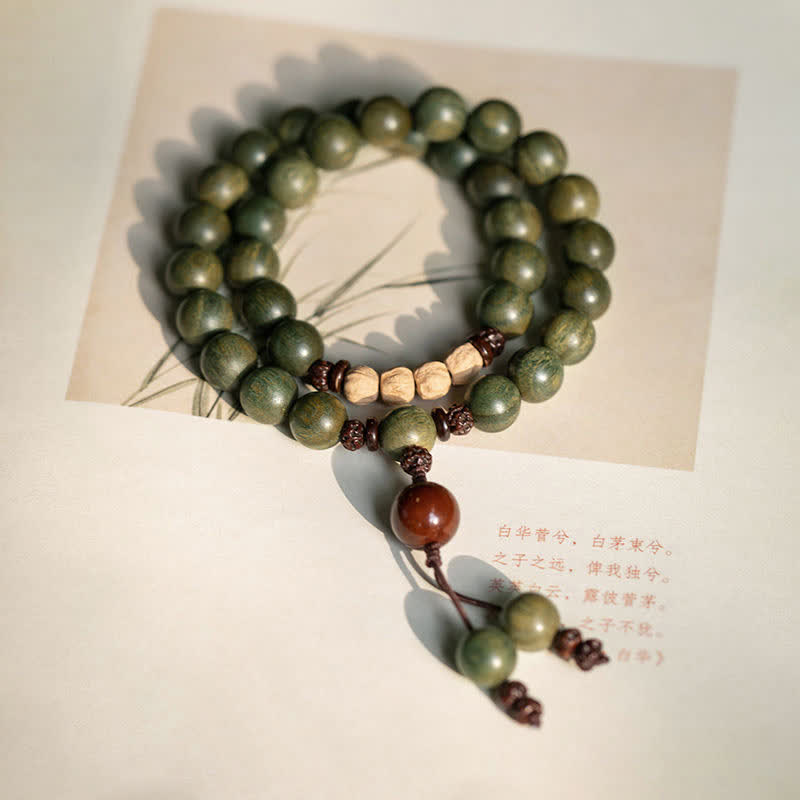 KarmaRipple's Green Sandalwood Positive Peace Bracelet p30