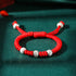 Red Rope(Bracelet Size 12+4cm)