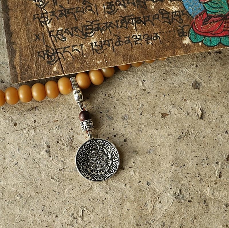 KarmaRipple's Tibet 108 Mala Beadwork Bodhi Seed Bagua Vajra Wealth Bracelet p19