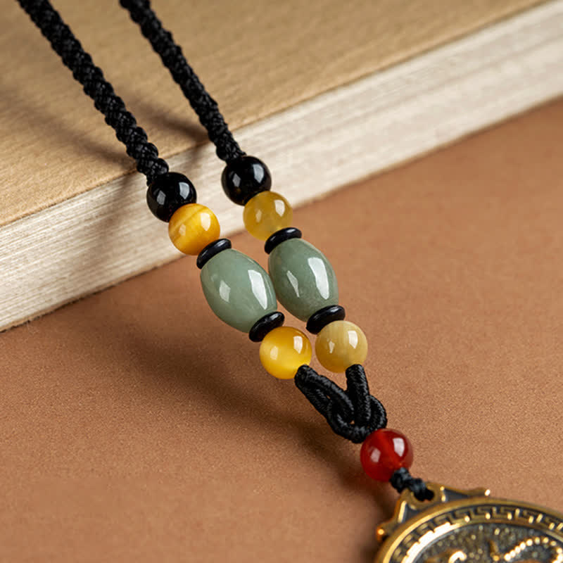 KarmaRipple's 12 Chinese Zodiac Blessing Wealth Fortune Pendant Necklace p25