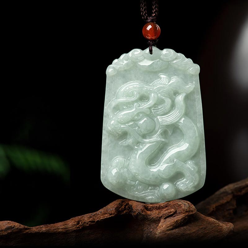KarmaRipple's Authentic Jade 12 Chinese Zodiac Abundance Amulet Necklace Pendant p22