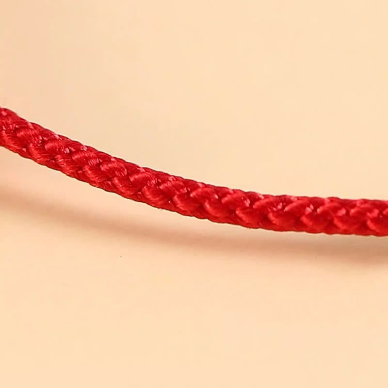 KarmaRipple's Handmade 999 Sterling Silver Year of the Dragon Cute Chinese Zodiac Fortune Woven Bracelet ( p29