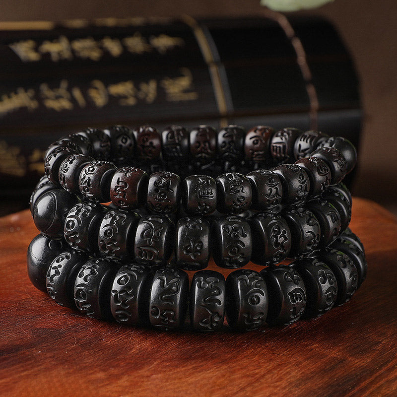 KarmaRipple's Tibetan Lightning Strike Wood Protection Bracelet p2