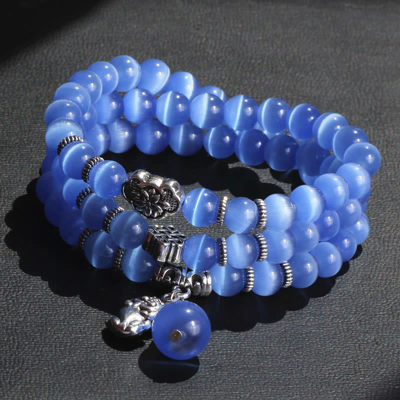 KarmaRipple's Cat Eye PiXiu Support Triple Wrap Bracelet p23