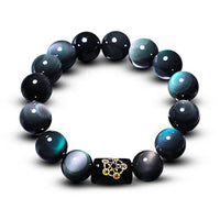 KarmaRipple's Authentic Rainbow Obsidian Positive Transformation Bracelet