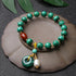 Malachite Red Agate Bracelet