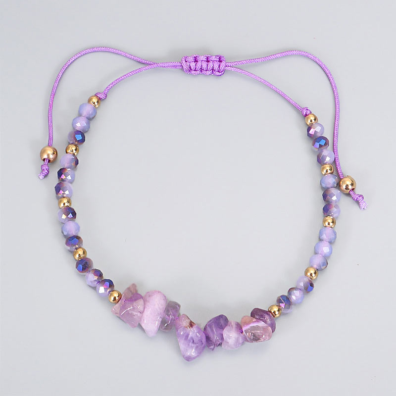 KarmaRipple's Amethyst Purify Knit Bracelet p6