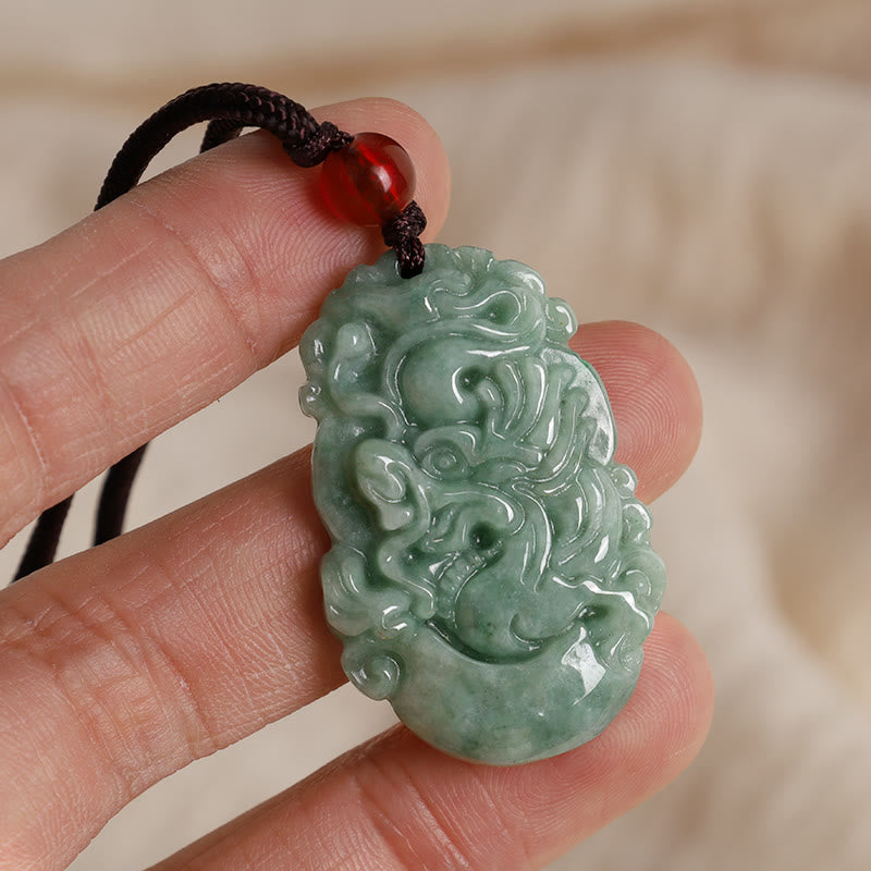 KarmaRipple's Authentic Jade 12 Chinese Zodiac Prosperity Pendant Necklace p15