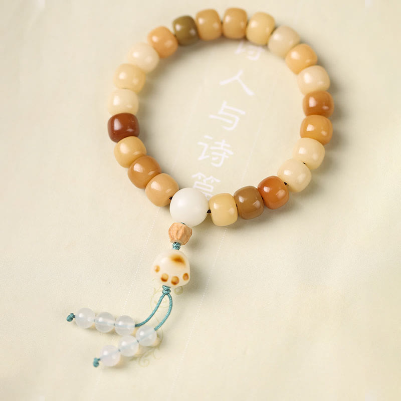 KarmaRipple's Authentic Bodhi Seed The Lord of the Corpse Forest Om Mani Padme Hum Wisdom Bracelet p18