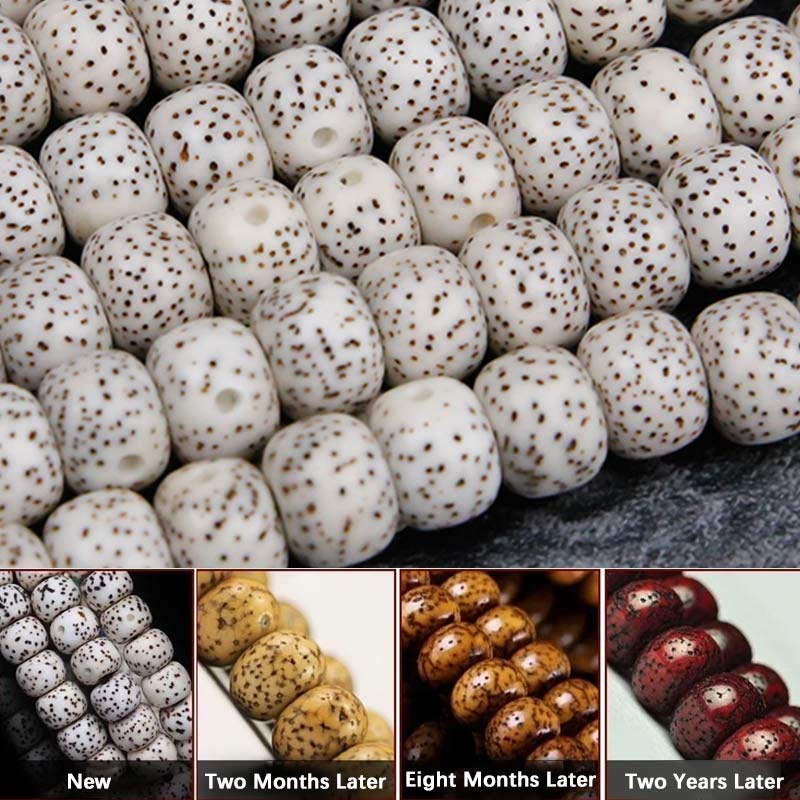 KarmaRipple's 108 Mala Beadwork Bodhi Seed Yak Bone Avalokitesvara Fortunate Pixiu Guan Gong Buddha Demon Peace Tassel Bracelet p9