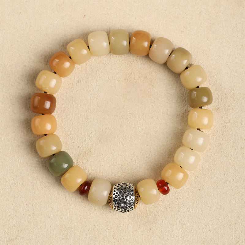 KarmaRipple's Authentic Bodhi Seed The Lord of the Corpse Forest Om Mani Padme Hum Wisdom Bracelet p3