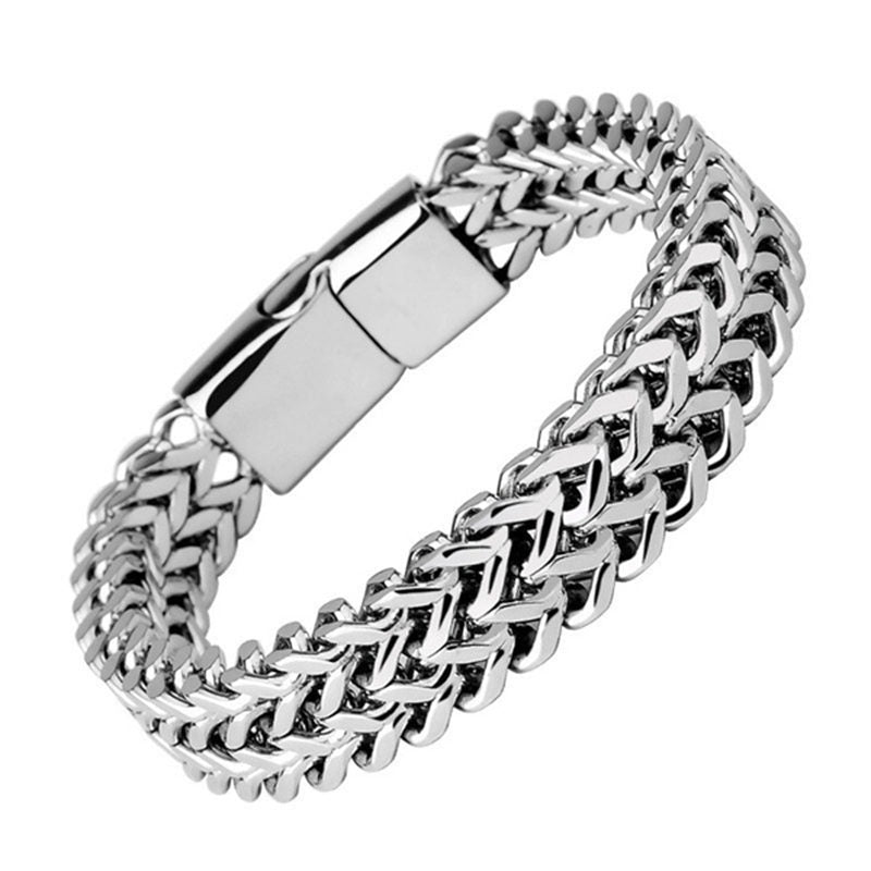 KarmaRipple's Fish Scale Magnetic Buckle Titanium Steel Balance Bracelet Bangle p18