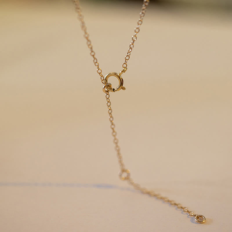 KarmaRipple's KarmaRipple's atural Hetian Jade Pearl Fortune Bead Pendant Necklace p11