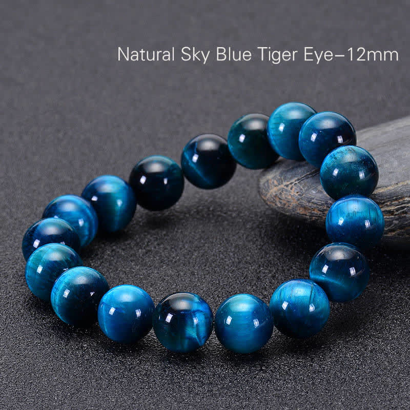 KarmaRipple's Blue Tiger Eye Protection Bracelet p6