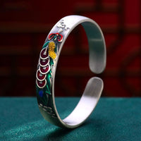KarmaRipple's Feng Shui Five Emperor Coins Peanut Wealth Bracelet Bangle