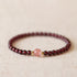 One Strawberry Quartz&Garnet / 16cm