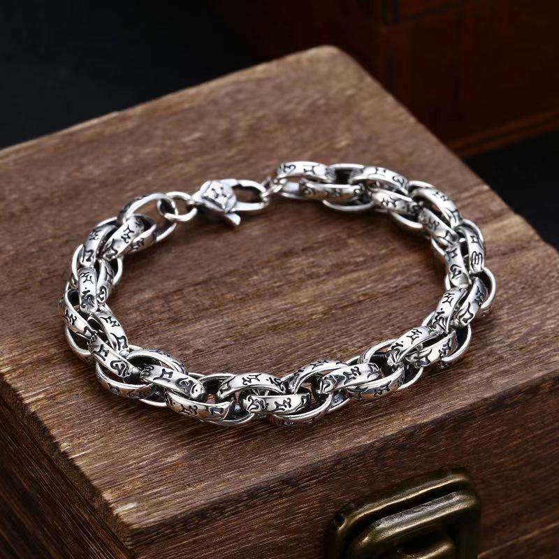 KarmaRipple's Tibetan Om Mani Padme Hum Carved Amulet Creativity Bracelet p8