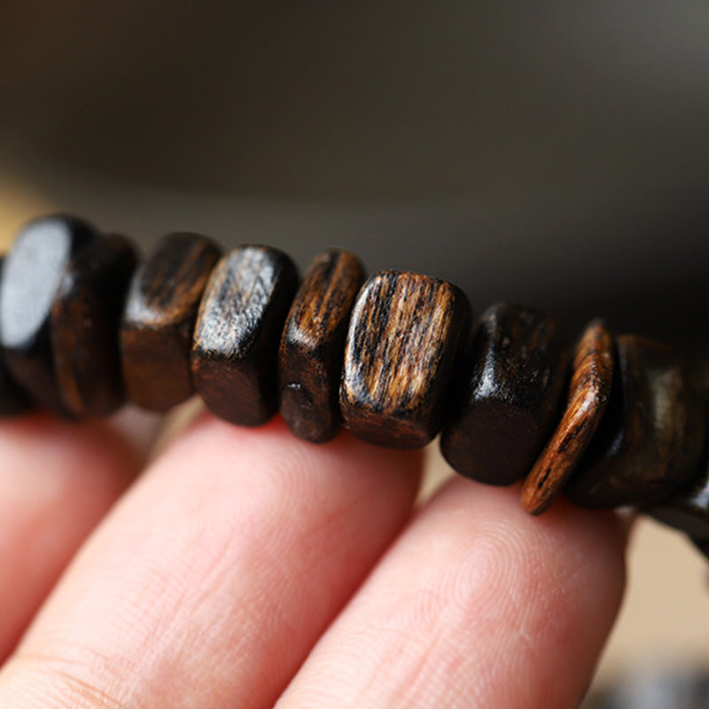 KarmaRipple's Agarwood Red Agate Balance Bracelet p5