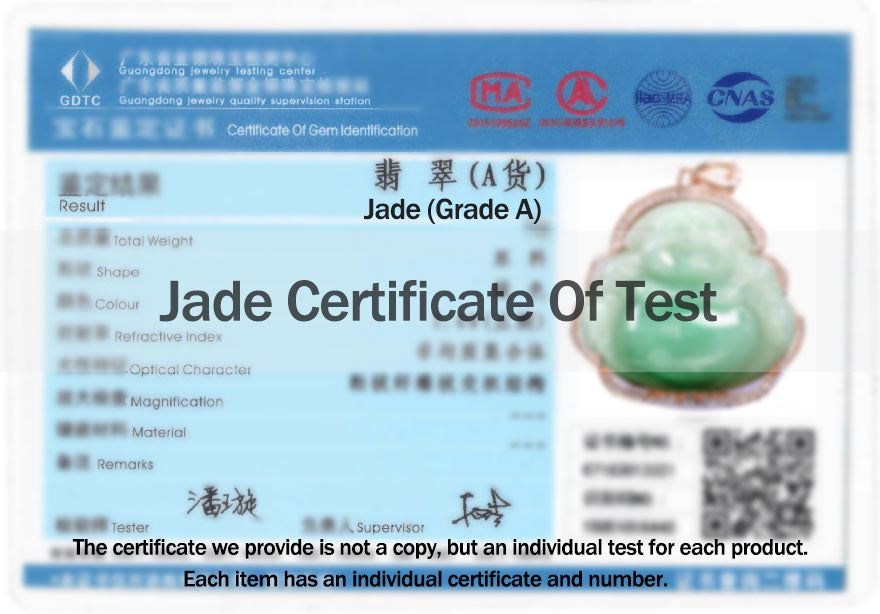 KarmaRipple's 925 Sterling Silver Laughing Buddha Authentic Jade Prosperity Pendant Chain Necklace p14