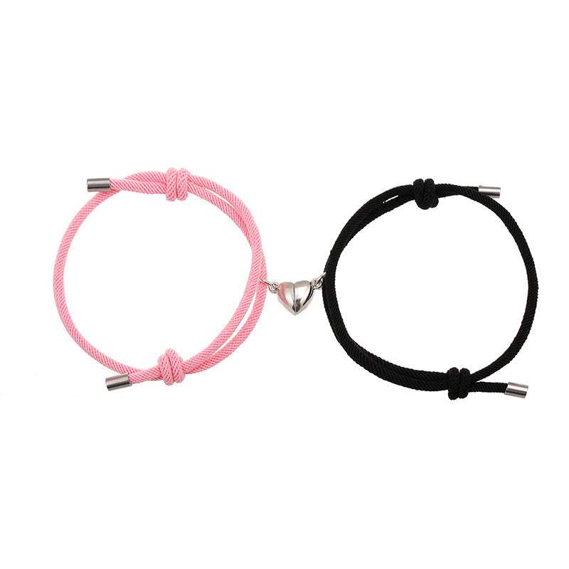 KarmaRipple's 2Pcs Love Magnetic Pair String Strength Bracelet p3