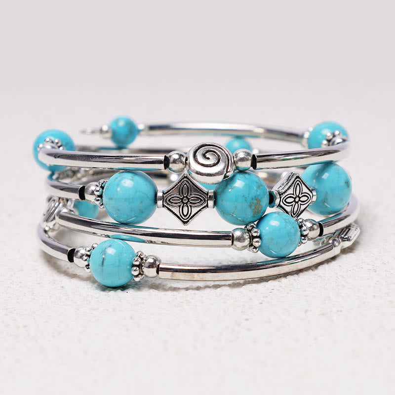 KarmaRipple's Tibetan Turquoise Balance Bracelet p14