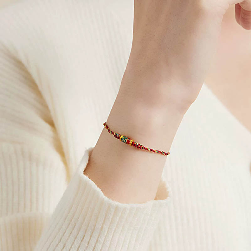 KarmaRipple's Handcrafted Koi Fish Wealth Prosperity Woven Rope Bracelet p10