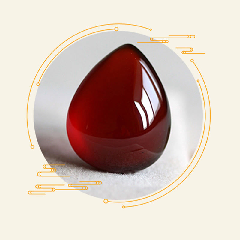 KarmaRipple's 925 Sterling Silver Authentic Garnet Cat Eye Protection Triple Wrap Bracelet p12